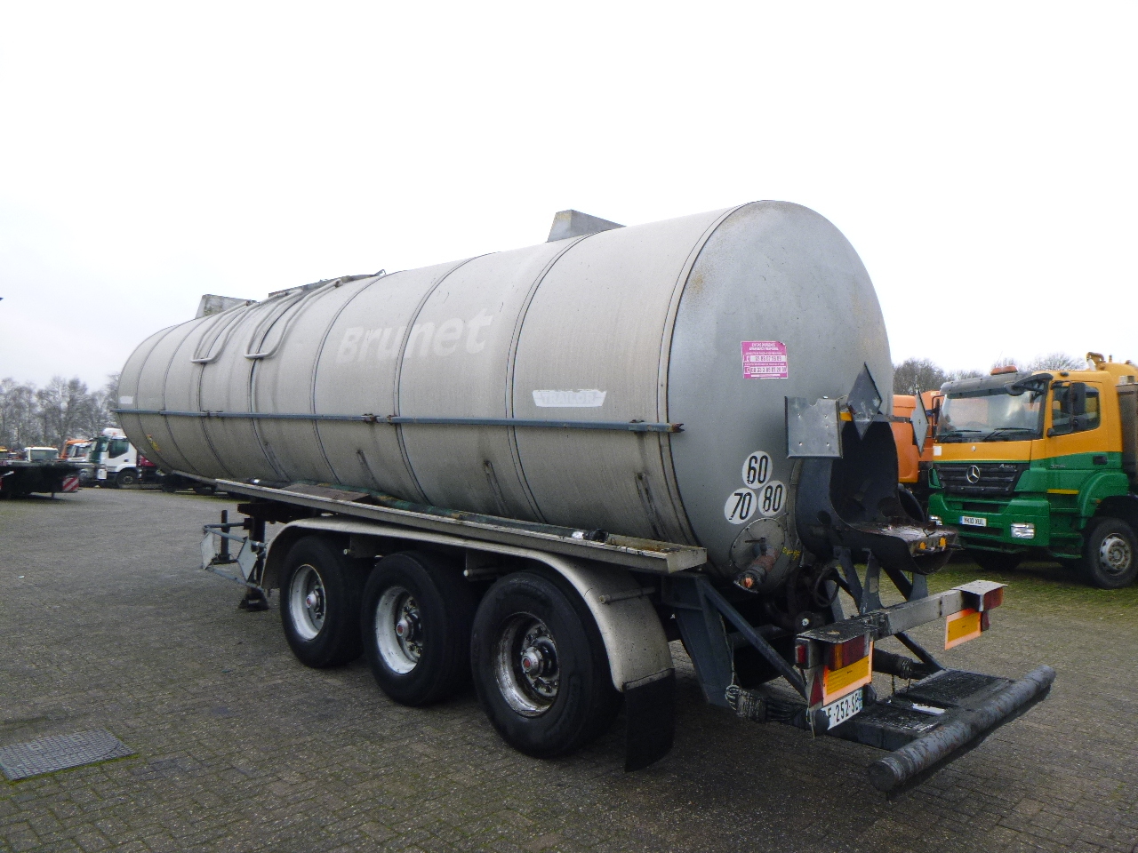 Tankauflieger Für die Beförderung von Kraftstoff Trailor Heavy oil / bitumen tank steel 31.1 m3 / 1 comp: das Bild 3