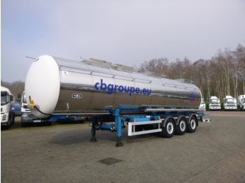 Tankauflieger Für die Beförderung von Lebensmittel Van Hool Food tank inox 30 m3 / 4 comp: das Bild 1