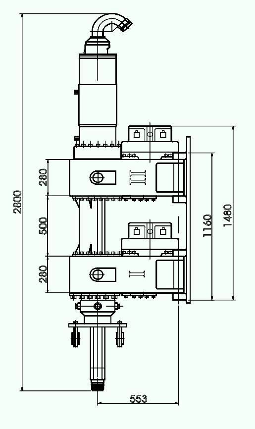 Bohrgerät ABI ABI VDW 3525 double rotary head drill drilling rig dual auger cfa ccfa dsm fdp: das Bild 4