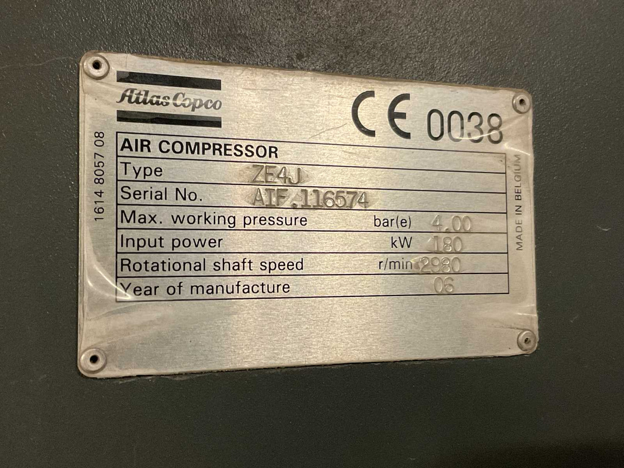 Luftkompressor Atlas Copco ZE4J: das Bild 16