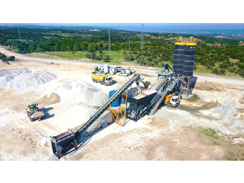 FABO TURBOMIX-120 MOBILE CONCRETE PLANT - Betonmischanlage
