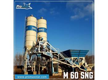 PROMAXSTAR Mobile Concrete Batching Plant PROMAX M60-SNG(60m³/h) - Betonmischanlage