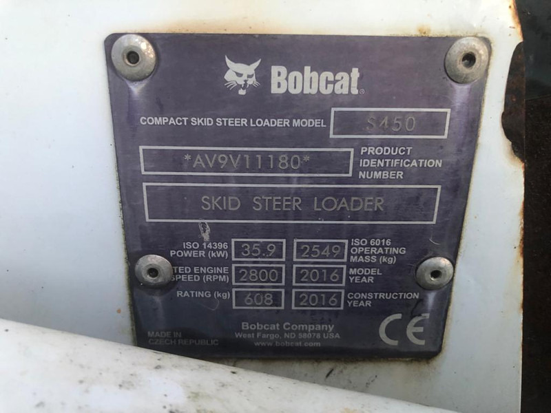 Kompaktlader Bobcat S450 Close Cab & Sweeper: das Bild 6