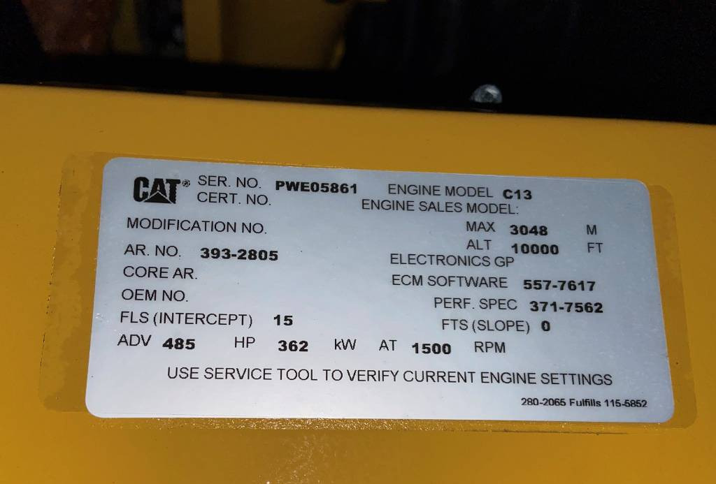 Stromgenerator CAT DE400E0 - C13 - 400 kVA Generator - DPX-18023: das Bild 14