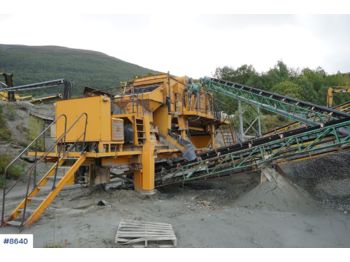 Brecher Complete Svedala-Lokomo crushing plant with many conveyor belts: das Bild 1
