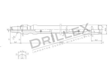 Horizontalbohrgerät Ditch Witch JT 920 Drill pipes, Żerdzie wiertnicze: das Bild 1