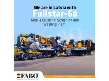 Mobile Brechanlage neu kaufen FABO FULLSTAR-60 MOBILE CRUSHING SCREENING & WASHING PLANT | READY IN STOCK: das Bild 1