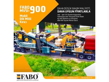 Mobile Brechanlage neu kaufen FABO MVSI 900 MOBILE VERTICAL SHAFT IMPACT CRUSHING SCREENING PLANT: das Bild 1