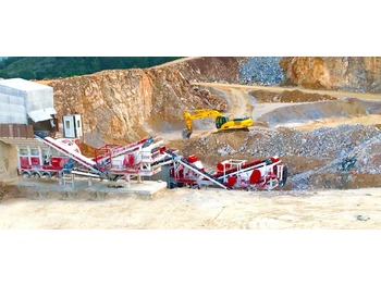 Mobile Brechanlage FABO PRO-150 USED MOBILE CRUSHING PLANT FOR LIMESTONE | READY IN STOCK: das Bild 1