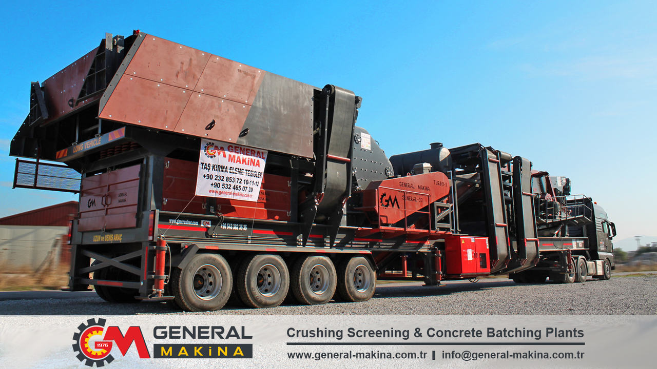 Mobile Brechanlage neu kaufen GENERAL MAKİNA Limestone Crushing Plant: das Bild 10