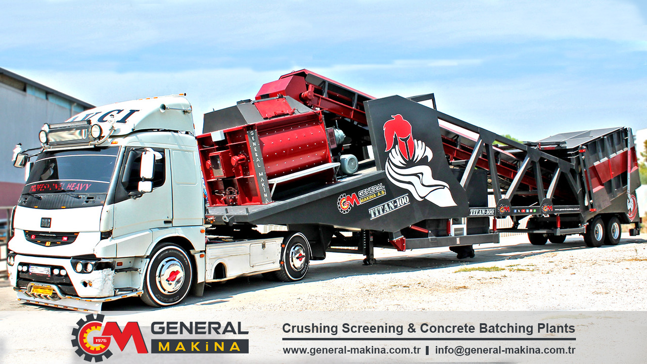 Betonmischanlage neu kaufen General Makina Titan 100 m3 Mobile Concrete Batching Plant: das Bild 2