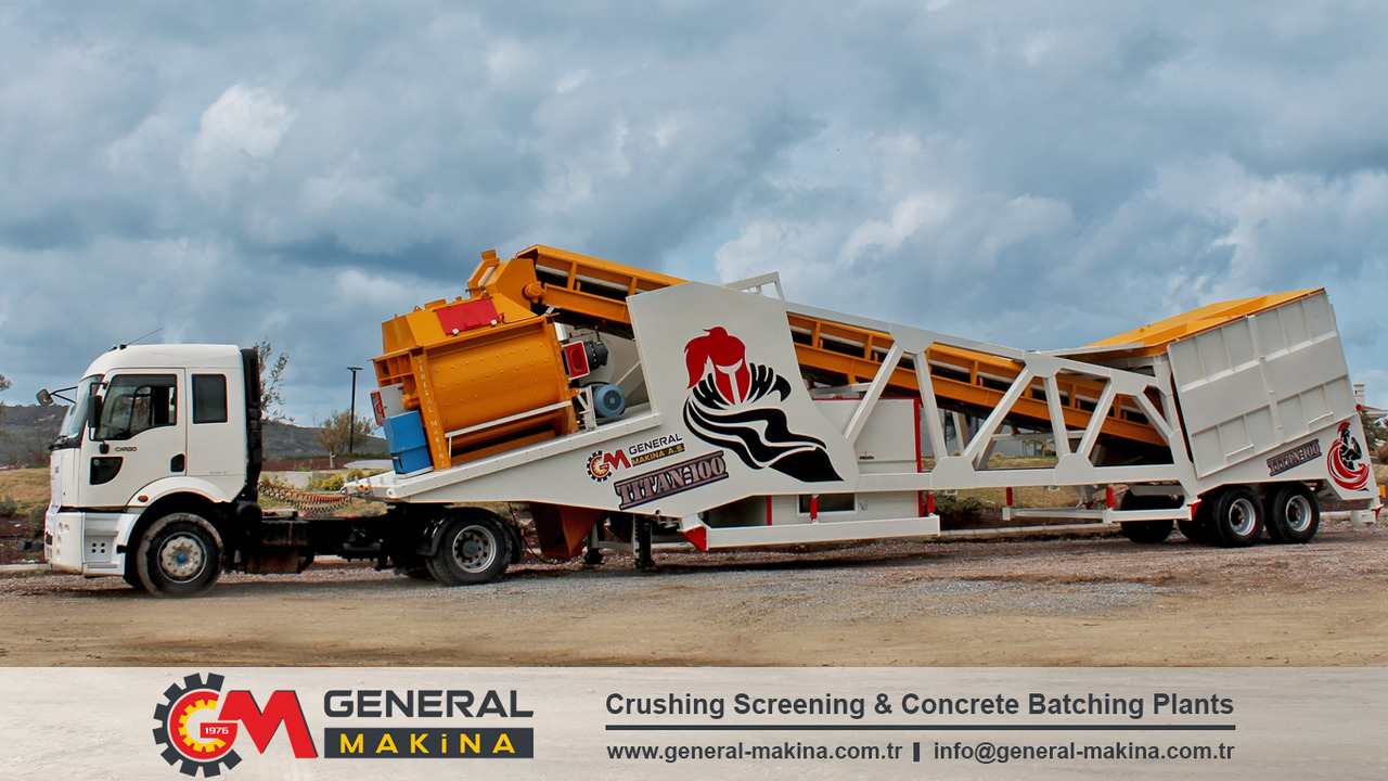 Betonmischanlage neu kaufen General Makina Titan 100 m3 Mobile Concrete Batching Plant: das Bild 9