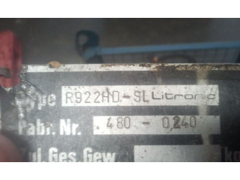 LIEBHERR R922LI S/N: 480-0240  - Kettenbagger: das Bild 4