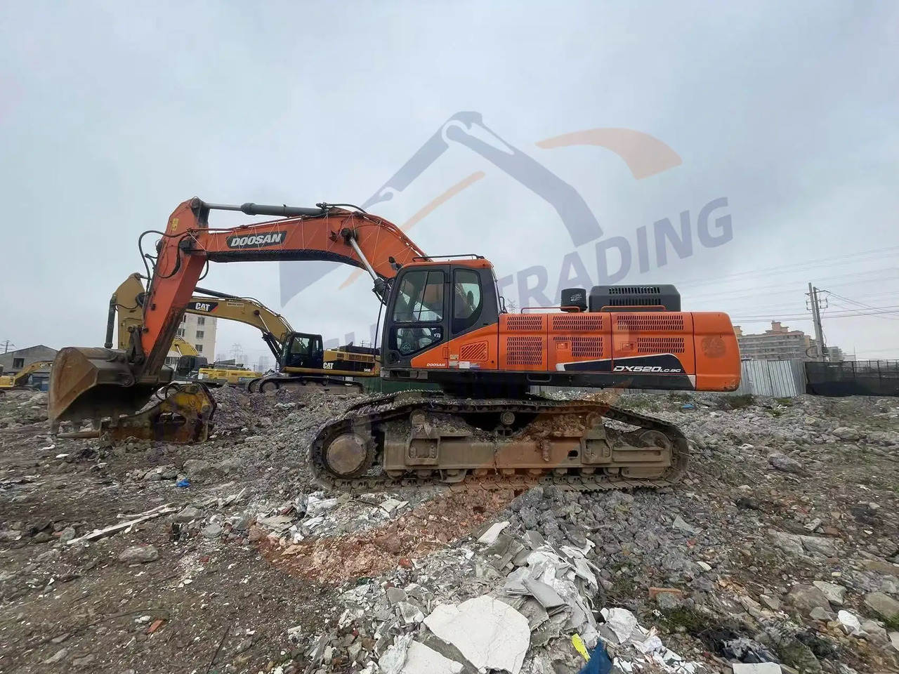 Kettenbagger Low running hours Used Doosan excavator DX520LC-9C in good condition for sale: das Bild 4