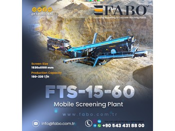FABO FTS 15-60 TRACKED SCREENER - Siebmaschine