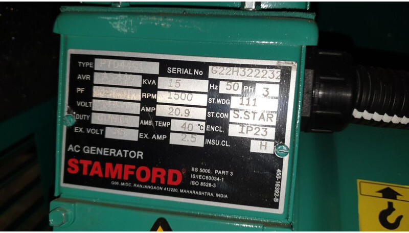 Stromgenerator Stamford CP 15 KVa: das Bild 3