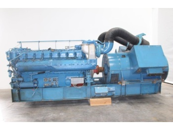 MTU 16 V 396 engine  - Stromgenerator