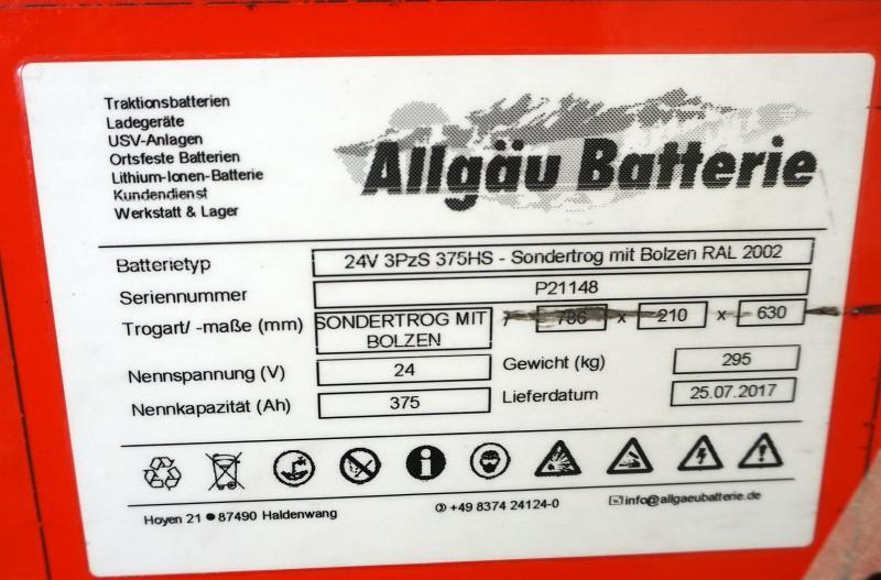 Batterie ALLGÄU BATTERIE 24 Volt 3 PzS 375 Ah: das Bild 5