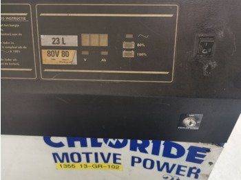 Batterie für Gabelstapler CHLORIDE  for Linde Charger Chloride motive power 21lm 80V 80A 23L 230V electric forklift: das Bild 2