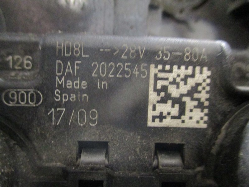 Lichtmaschine für LKW DAF 2025545 Dynamo XF 106: das Bild 2