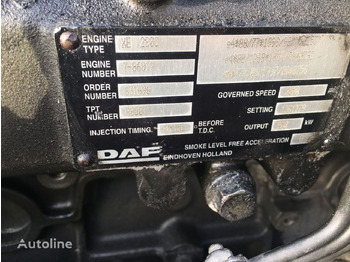 Motor für LKW DAF xe280c   DAF xf95 truck: das Bild 3