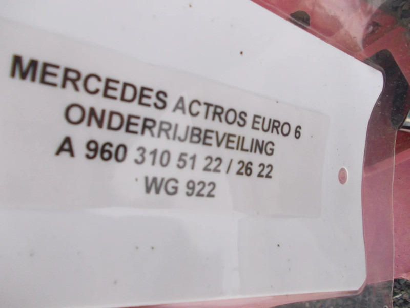 Rahmen/ Chassis für LKW Mercedes-Benz ACTROS A 960 310 51 22 / 26 22 ONDERRIJBEVEILIGING EURO 6: das Bild 3