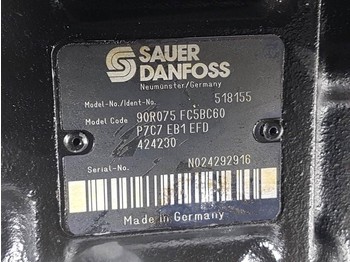 Hydraulik Sauer Danfoss 90R075FC5BC60P7C7-518155-Drive pump/Fahrpumpe/Pomp: das Bild 4