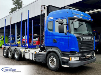 Scania R730 V8 8x4 Big axles, Retarder, PTO, Highline - Holztransporter