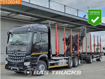 Rückewagen Mercedes-Benz Arocs 2651 L 6X4 German-truck Retarder Euro 6 Hiab F140ZT 95: das Bild 1