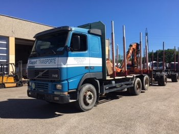 Rückewagen, LKW Für die Beförderung von Holz Volvo FH 12.460 6x2/Holztransporter mit Penz 9200H: das Bild 1