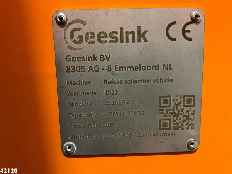 Müllwagen DAF FAG CF 340 Geesink 20m3 Welvaarts weighing system: das Bild 12
