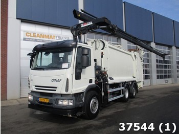 Müllwagen Ginaf-Iveco C 3128 Euro 5 met Hiab 21 ton/meter Kran: das Bild 1