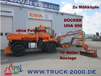 UNIMOG Dücker UNA600 Böschungsmäher 2 Mähköpfe-15 Meter - Kommunal-/ Sonderfahrzeug