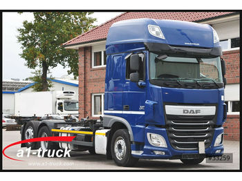 Containerwagen/ Wechselfahrgestell LKW DAF XF 460 FAR, ACC, 2x AHK,  Intarder,  7.45/7.82,: das Bild 1