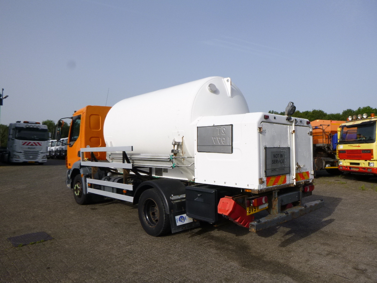 Tankwagen Für die Beförderung von Gas D.A.F. LF 55.180 4x2 RHD ARGON gas truck 5.9 m3: das Bild 4