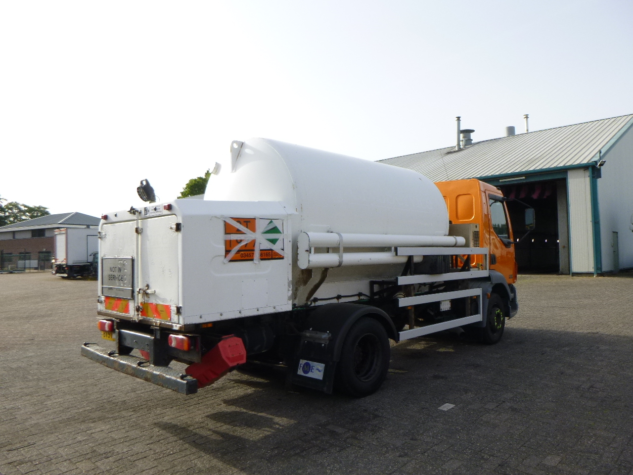 Tankwagen Für die Beförderung von Gas D.A.F. LF 55.180 4x2 RHD ARGON gas truck 5.9 m3: das Bild 3