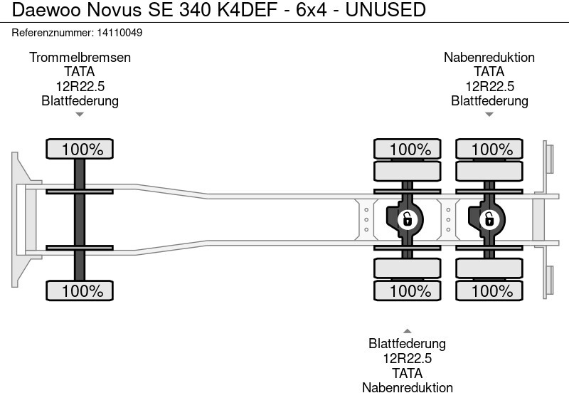Kipper neu kaufen Daewoo Novus SE 340 K4DEF - 6x4 - UNUSED: das Bild 9