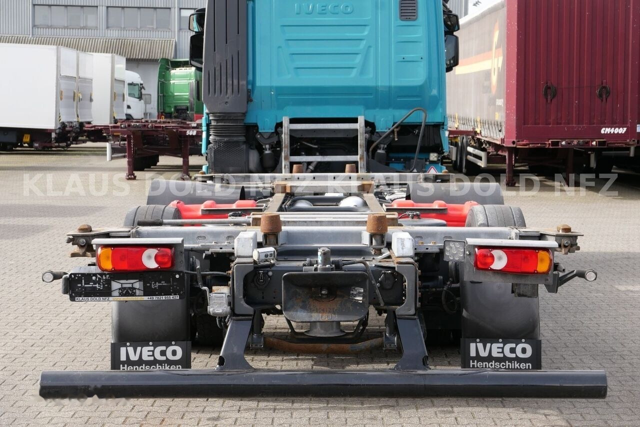 Containerwagen/ Wechselfahrgestell LKW IVECO Stralis 260S42 Container truck 6x2: das Bild 17