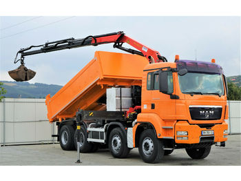 Kipper MAN TGS 35.400 Kipper 4,70m + Kran* 8x4 !!!