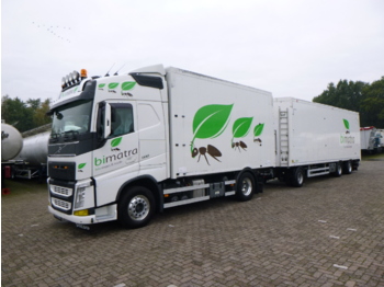 Kipper Volvo FH13 500 Euro 6 4x2 tipper + walking floor drawbar trailer