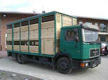 Tiertransporter LKW MAN 14232  KABA Doppelstock: das Bild 1