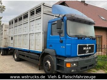 Tiertransporter LKW MAN 19.343 mit Lafaro Doppelstock wenig Kilometer: das Bild 1
