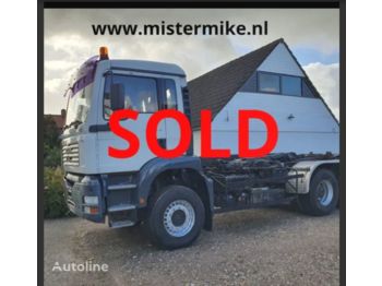 Containerwagen/ Wechselfahrgestell LKW neu kaufen MAN 26.350, Full Spring, New tyres, Belgium: das Bild 1