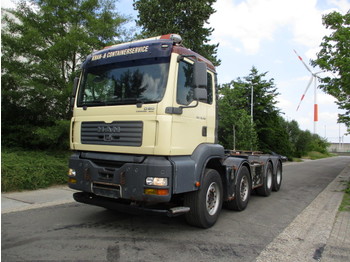 Containerwagen/ Wechselfahrgestell LKW MAN TGA 35-430 8X4: das Bild 1