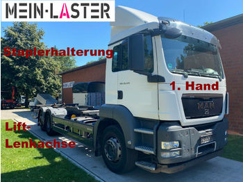 Containerwagen/ Wechselfahrgestell LKW MAN TGS 26.320 6x2 Lift-Lenkachse Staplerhalterung: das Bild 1
