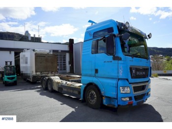 Containerwagen/ Wechselfahrgestell LKW MAN TGX: das Bild 1