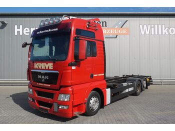 Containerwagen/ Wechselfahrgestell LKW MAN TGX 26.440 6x2-2 LL | XXL-Haus*Navi*Lift*2x Tank: das Bild 1