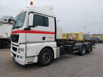 Containerwagen/ Wechselfahrgestell LKW MAN TGX 26.440 BDF, XLX, Retarder, Automatik, EEV, Liftachse,: das Bild 1