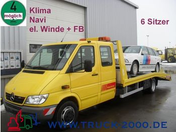 Autotransporter LKW MERCEDES-BENZ 616 CDI Sprinter 6-Sitze + Klima + Winde mit FB: das Bild 1