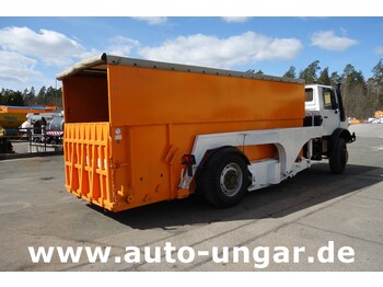 Containerwagen/ Wechselfahrgestell LKW MERCEDES-BENZ Unimog U1700 Ruthmann Cargoloader  mit Wechselcontainer: das Bild 5